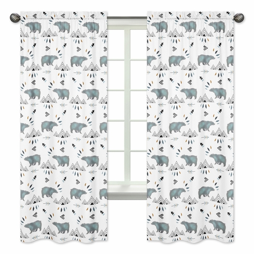 Bear Mountain Collection Window Panels - Set of 2
