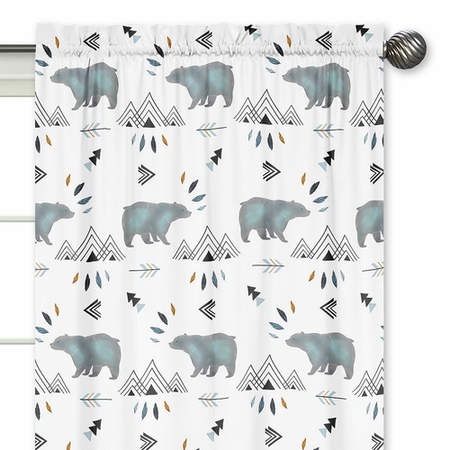 Bear Mountain Collection Window Panels - Set of 2 - alt image 2