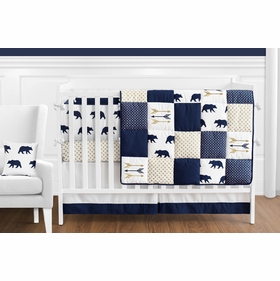 Big Bear 9 Piece Crib Bedding Collection