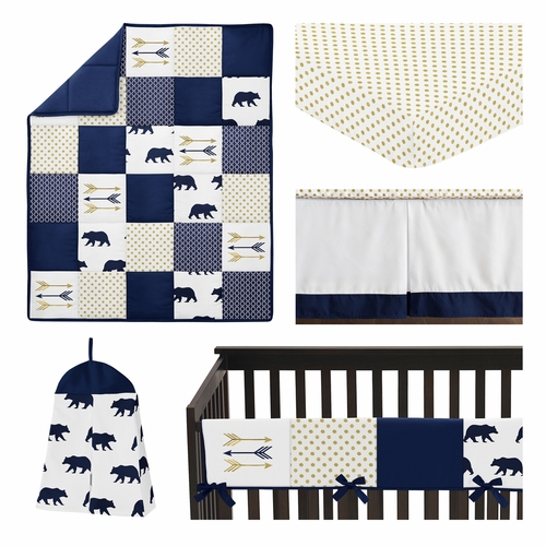 Big Bear Collection 5 Piece Crib Bedding - alt image 1