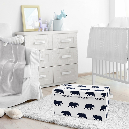 Big Bear Collection Fabric Toy Bin Storage - alt image 1