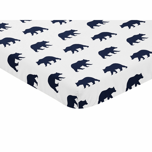 Big Bear Collection Mini Crib Sheet