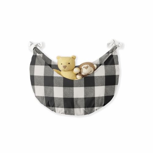 Black and White Buffalo Check 9 Piece Crib Bedding Collection - alt image 4