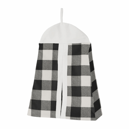 Black and White Buffalo Check 9 Piece Crib Bedding Collection - alt image 5