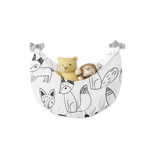 Black and White Fox 9 Piece Crib Bedding Collection - alt image 4