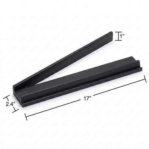 (17in.) Black Wooden Mahjong Racks with Pushers & Travel Bag - Set of 4 - alt image 1