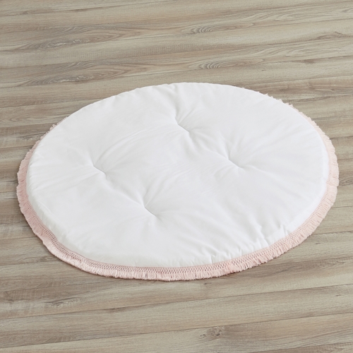 Blush Pink and White Floral Bird Blossom Collection Playmat