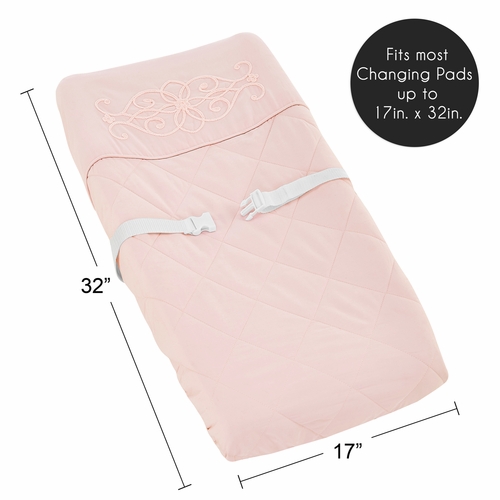 Bohemian Pink Collection Changing Pad Cover - alt image 5
