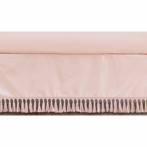 Bohemian Pink Collection Crib Bed Skirt