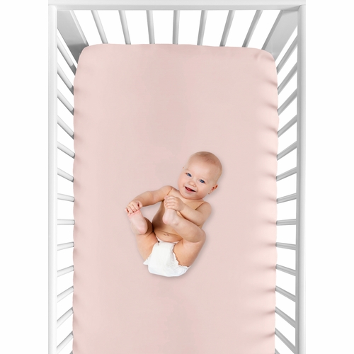 Bohemian Pink Collection Crib Sheet - alt image 2