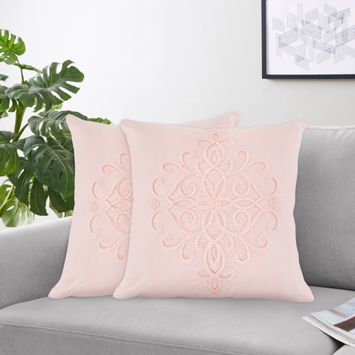 Bohemian Pink Collection Decorative Accent Throw Pillows - Set of 2 - alt image 2