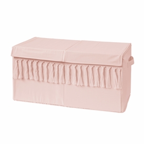 Bohemian Pink Collection Fabric Toy Bin Storage