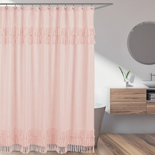 Bohemian Pink Collection Shower Curtain - alt image 1