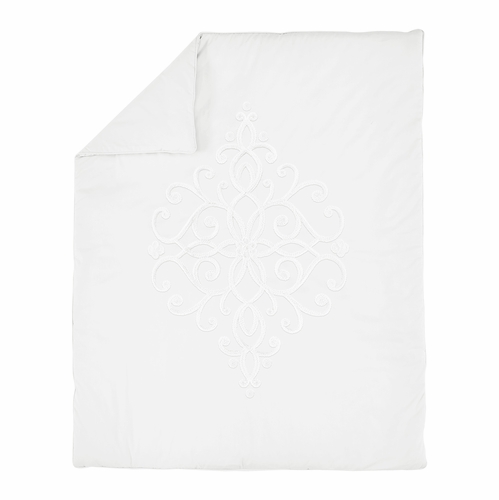 Bohemian White Collection 4 Piece Crib Bedding - alt image 3