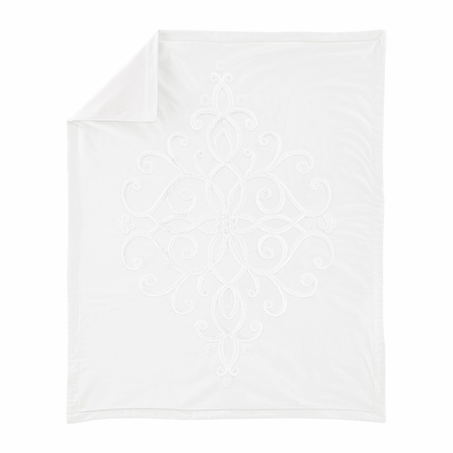 Bohemian White Collection Baby Blanket - alt image 2