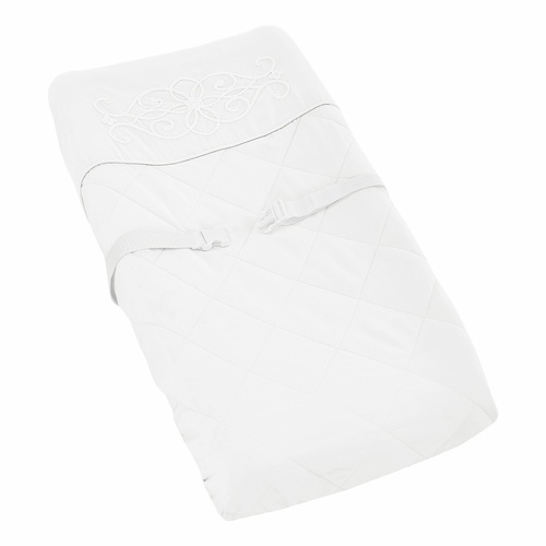 Bohemian White Collection Changing Pad Cover
