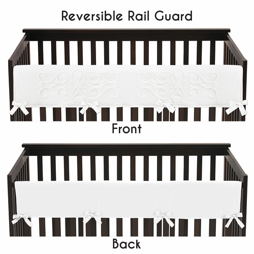 Bohemian White Collection Long Rail Guard Cover - alt image 3