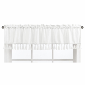 Bohemian White Collection Window Valance