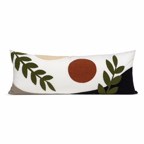 Boho Desert Leaf Collection Full Length Body Pillow Cover
