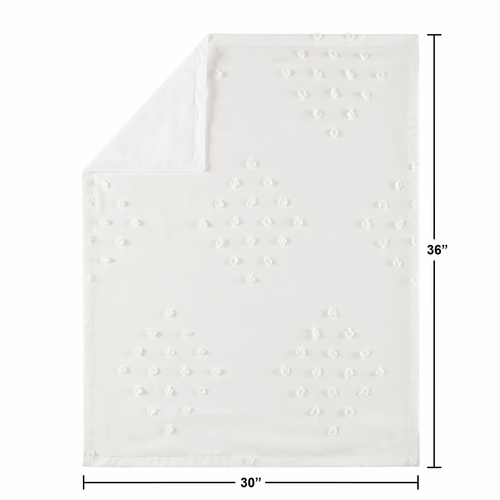 Boho Dot Ivory Collection Baby Blanket - alt image 3