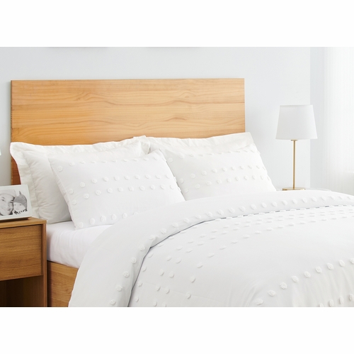 Boho Dot Ivory Collection Queen Duvet Cover Bedding Set - alt image 3