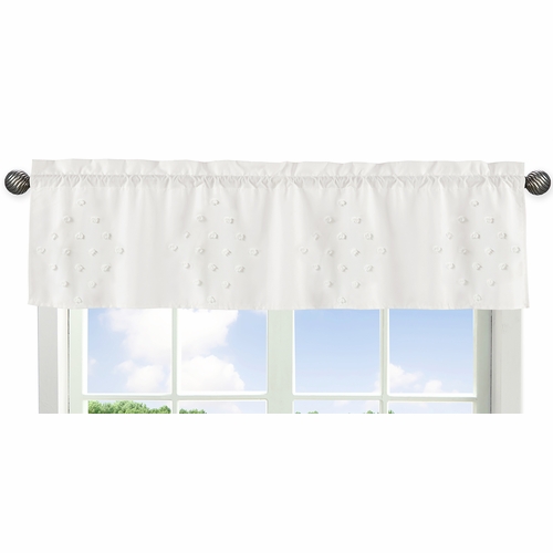 Boho Dot Ivory Collection Window Valance