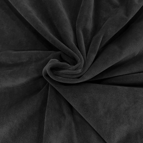 Boho Floral Wildflower Black and Orange Collection Baby Blanket - alt image 4