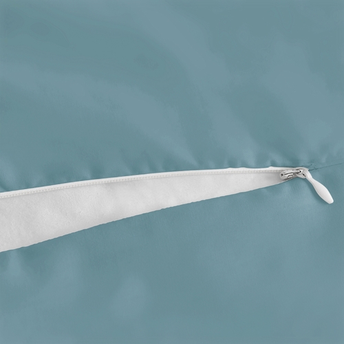 Boho Floral Wildflower Blue and Orange Collection King Duvet Cover Bedding Set - alt image 5