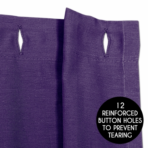 Boho Floral Wildflower Plum Purple Collection Shower Curtain - alt image 3