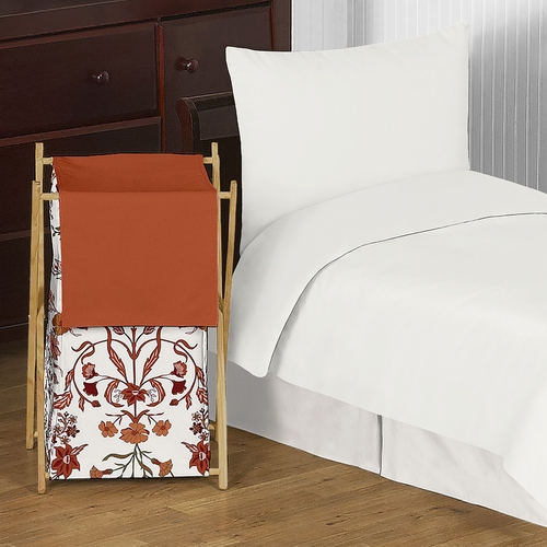 Boho Floral Wildflower Rust Orange and Ivory Collection Hamper - alt image 1