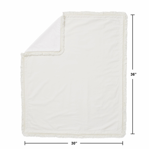 Boho Fringe Collection Baby Blanket - alt image 4