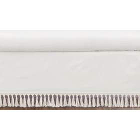 Boho Fringe Collection Crib Bed Skirt