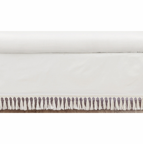 Boho Fringe Collection Crib Bed Skirt