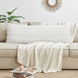 Boho Fringe Collection Full Length Body Pillow Cover