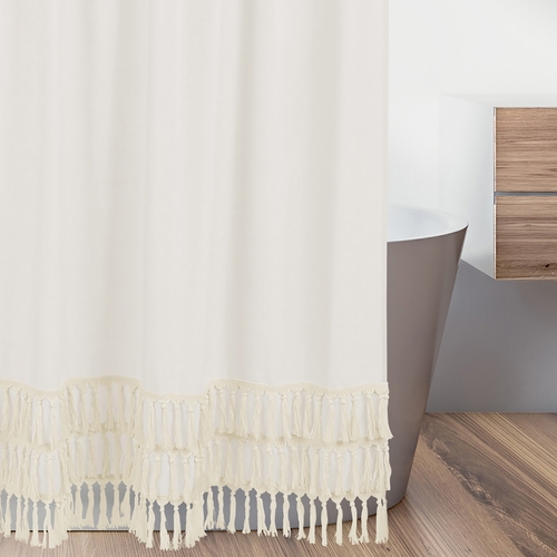 Boho Fringe Collection Shower Curtain - alt image 4