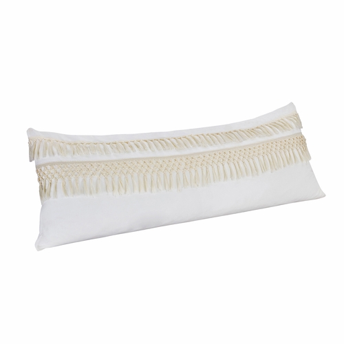 Boho Fringe Collection Tufted Tassel Full Length Body Pillow Cover