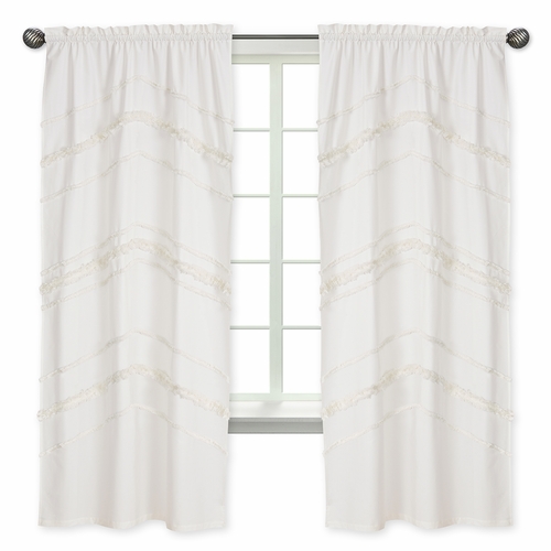 Boho Fringe Collection Window Panels - Set of 2 - alt image 1