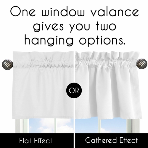 Boho Fringe Dark Green and Ivory Collection Window Valance - alt image 5