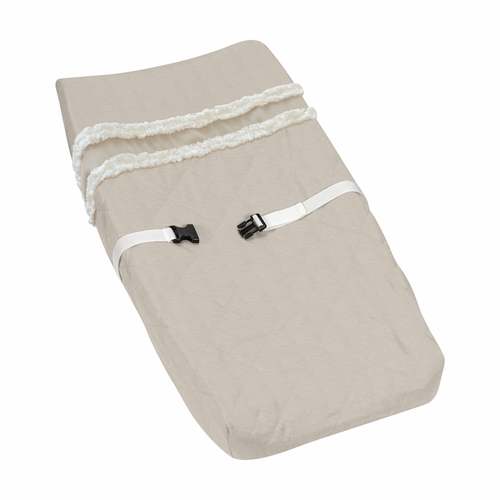 Boho Fringe Linen Collection Changing Pad Cover