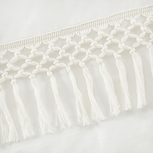 Boho Fringe Macrame Collection 4 Piece Crib Bedding - alt image 3