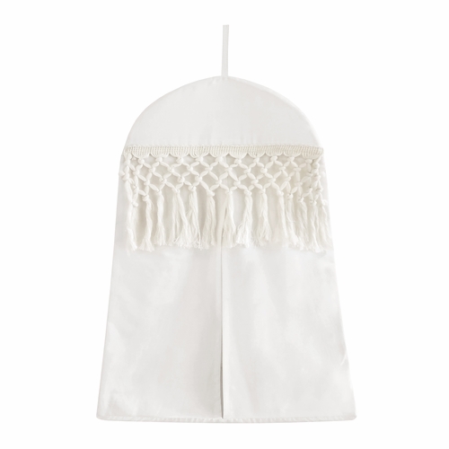 Boho Fringe Macrame Collection 4 Piece Crib Bedding - alt image 5