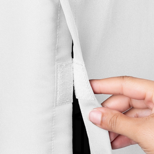 Boho Fringe White and Grey Collection Dog Crate Kennel Cover 48in. - alt image 2