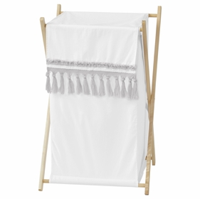 Boho Fringe White and Grey Collection Hamper