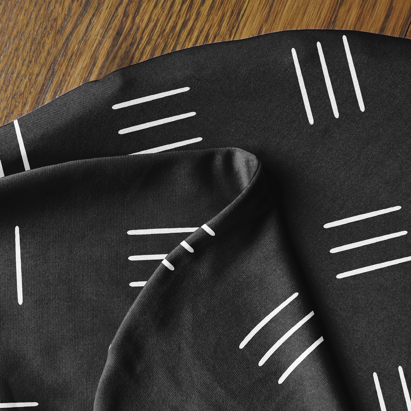 Boho Hatch Black and White Baby Swaddle Blanket