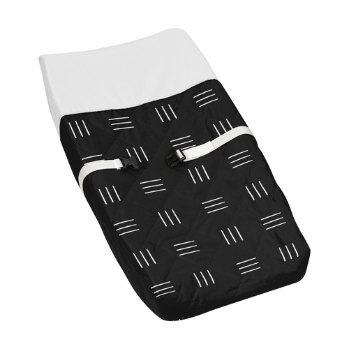 Boho Hatch Black and White Changing Pad Cover