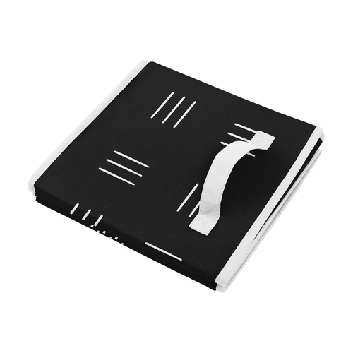 Boho Hatch Black and White Foldable Fabric Storage Bins - alt image 3