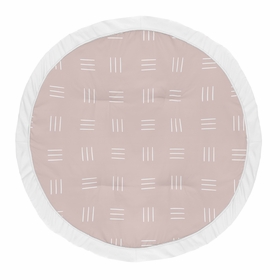 Boho Hatch Mauve and White Playmat