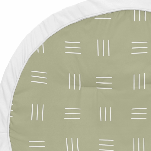 Boho Hatch Sage and White Playmat - alt image 2
