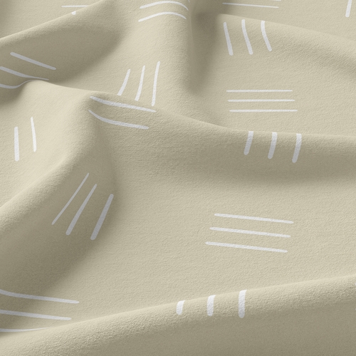 Boho Hatch Taupe and White Twin Sheet Set - alt image 3