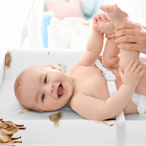 Boho Highland Cow Collection Changing Pad Cover Sheet - alt image 2